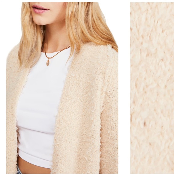 NWT Free People Once in a Lifetime cardi sweater - Picture 3 of 4